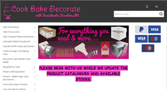 Desktop Screenshot of cookbakedecorate.com