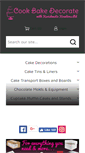 Mobile Screenshot of cookbakedecorate.com